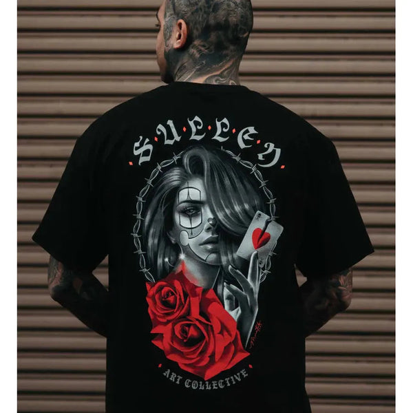 Sullen Broken Heart Tee Black - Bold Graphic T-Shirt | Factory Edge