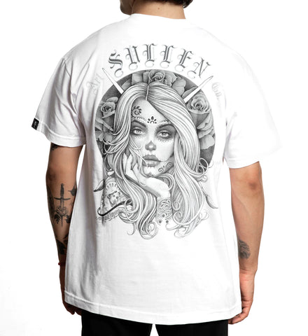 Sullen Mouse Badge Tee White