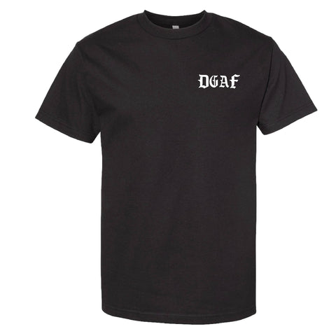 NHF Mens DGAF T Shirt Black