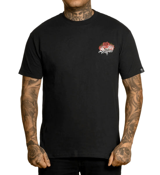 Sullen Rose Angel Tee Black | Factory Edge