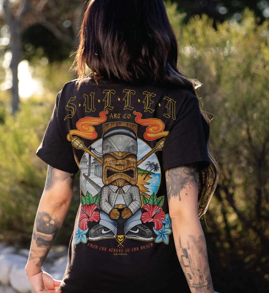 Sullen Tiki Cholo Tee Black | Factory Edge