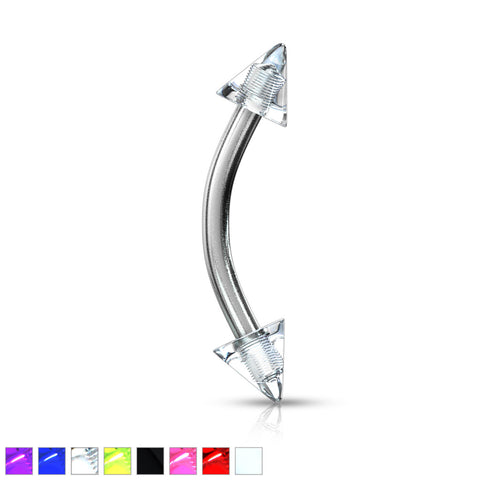 Acrylic Spikes Eyebrow Curve