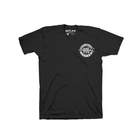 Outlaw Threadz Blue Collar Outlaw Tee Black