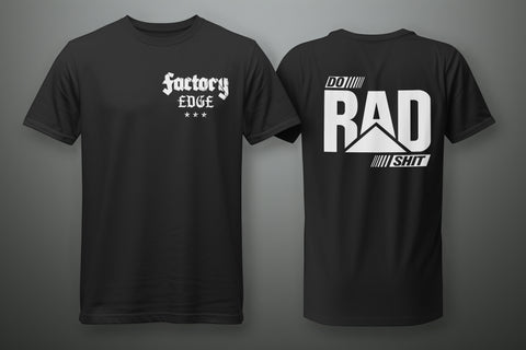 Factory Edge Mens CAT DRS T Shirt Black