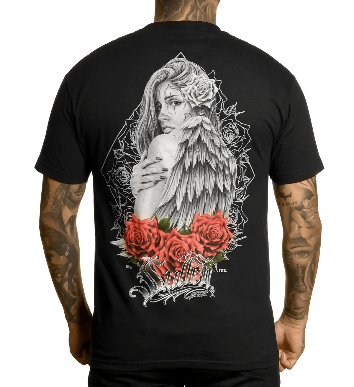 Sullen Rose Angel Tee Black | Factory Edge Sullen Rose Angel Tee Black | Factory Edge