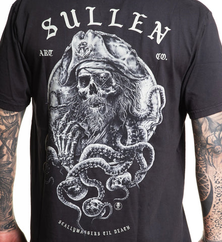 Sullen Scallywaggers Tee Black