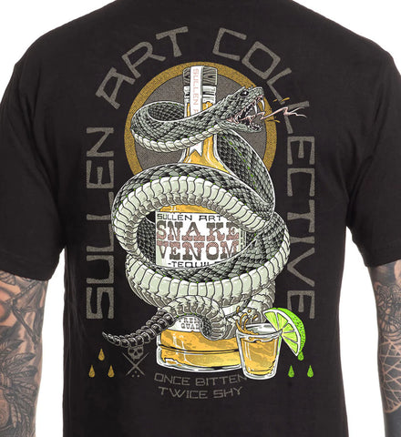 Sullen Snake Venom Tee Black