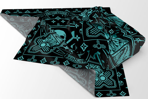 FACTORY EDGE FE LV Zia Bandana Black/Teal