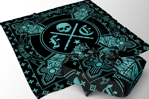 FACTORY EDGE FE LV Zia Bandana Black/Teal