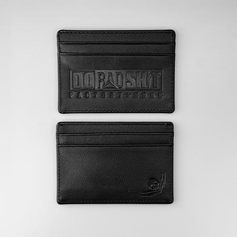 Factory Edge CAT DRS Leather Cardholder Black