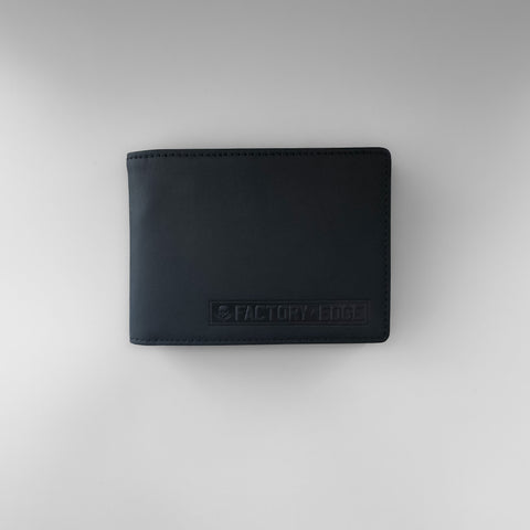 Factory Edge Bar Leather Wallet Black