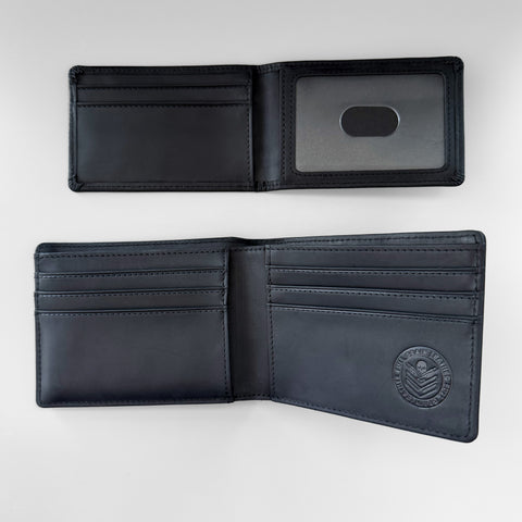 Factory Edge Bar Leather Wallet Black