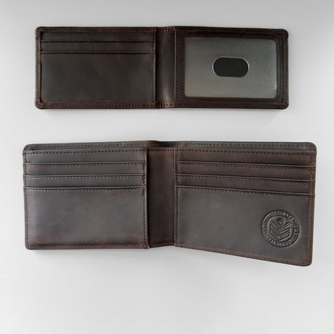 Factory Edge Milwork Leather Wallet Brown