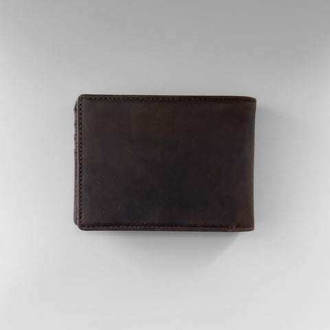 Factory Edge Milwork Leather Wallet Brown