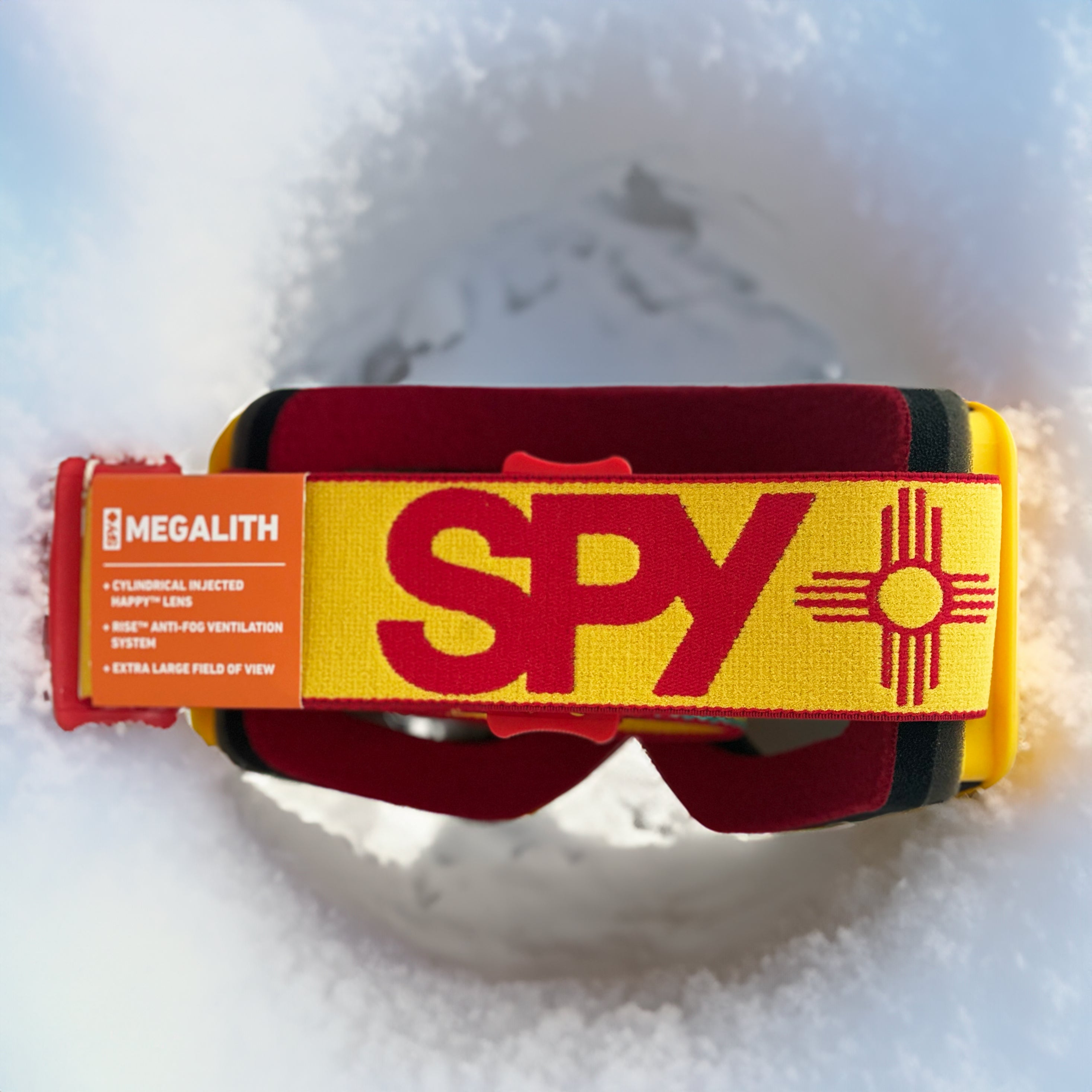 spy goggles Spy Optic Megalith Goggles New Mexico 2023 Yellow -Bronze with Red Mir