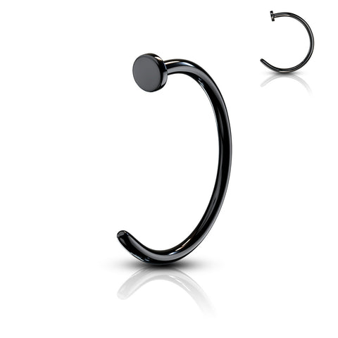 Nose Hoop Ring Titanium IP Over 316L Surgical Steel