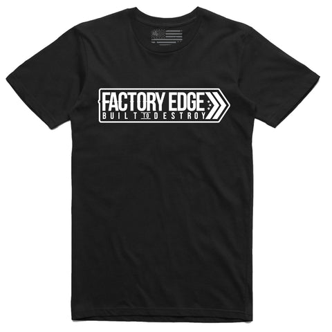 Factory Edge Mens Avenue T Shirt Black