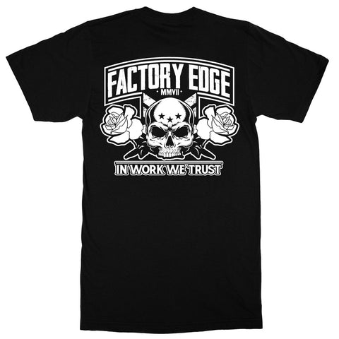Factory Edge Mens Trust T Shirt Black