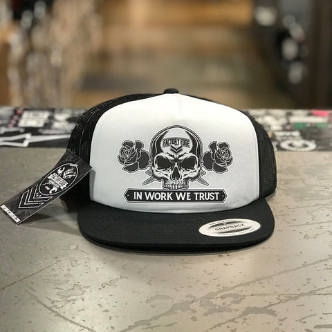 Factory Edge Mens WWT Foam Trucker Hat Snapback Black O/S